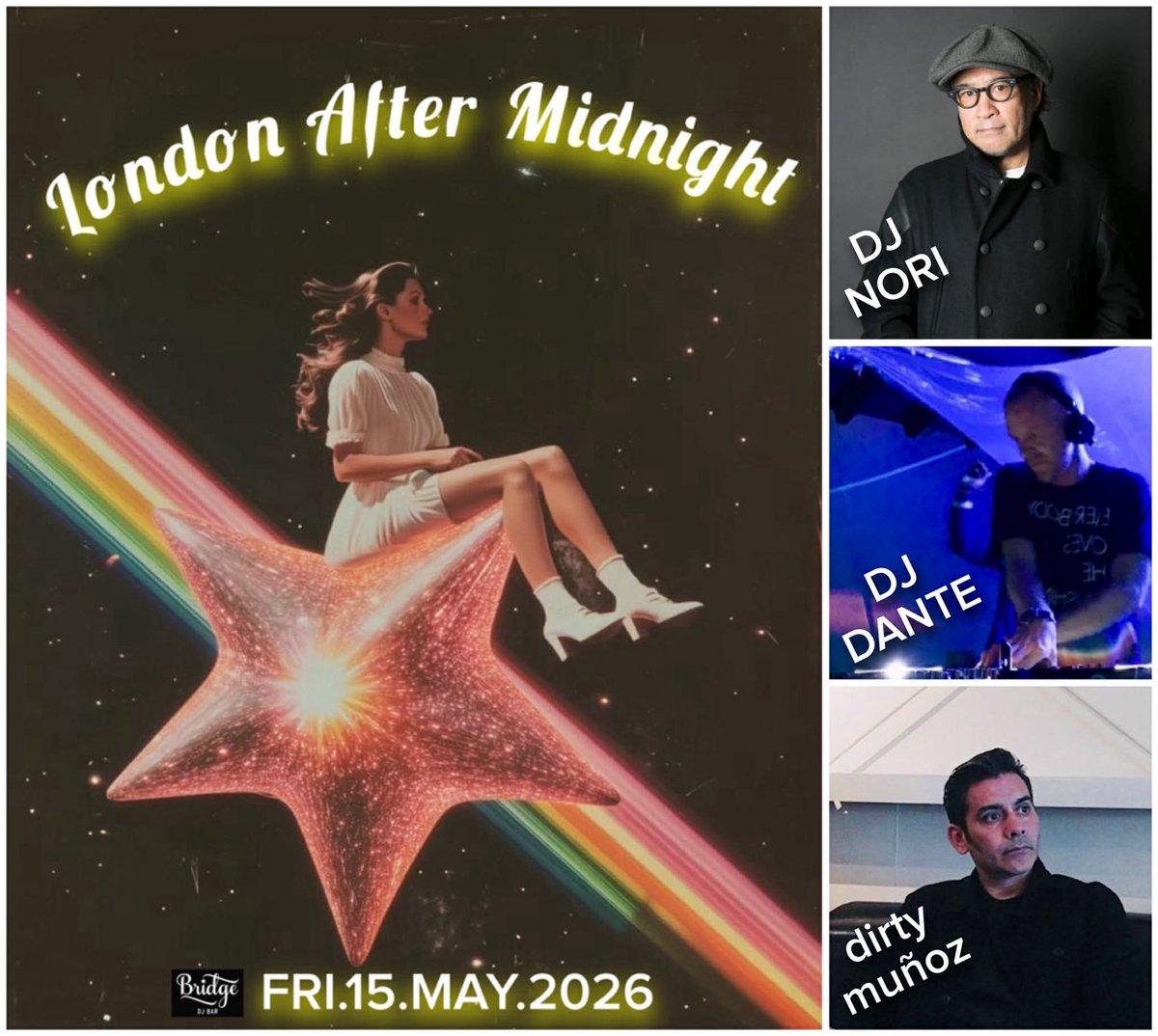 LONDON AFTER MIDNIGHT feat. DJ NORI — バーブリッジ渋谷, 5.15（金）