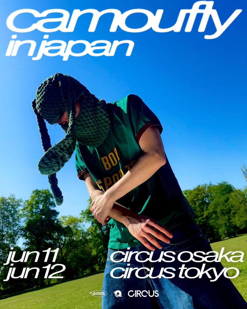 camoufly 東京公演 flyer